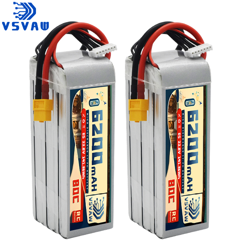 Ulepszona bateria Lipo VSVAW 6 – 6S Lipo Battery 22.2V 5000Mah recenzja i cena