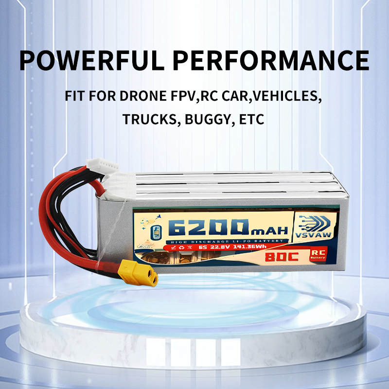 Ulepszona bateria Lipo VSVAW 6 – 6S Lipo Battery 22.2V 5000Mah recenzja i cena