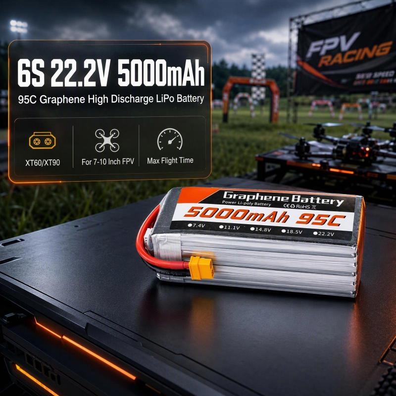 Akumulator LiPo 6S 22,2 V, 500 – 6S Lipo Battery 22.2V 5000Mah recenzja i cena