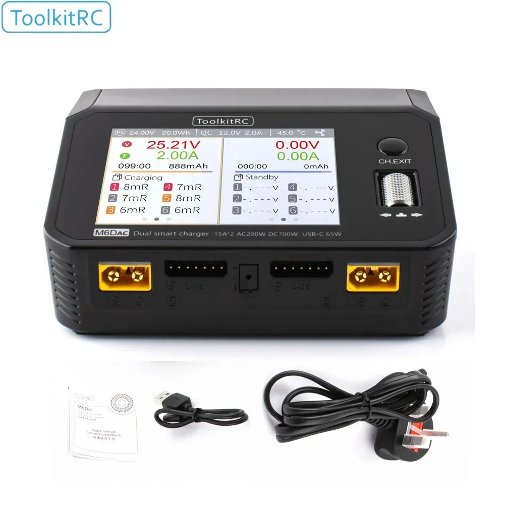ToolkitRC M6DAC – inteligentna – Toolkitrc M6Dac Smart Charger recenzja i cena