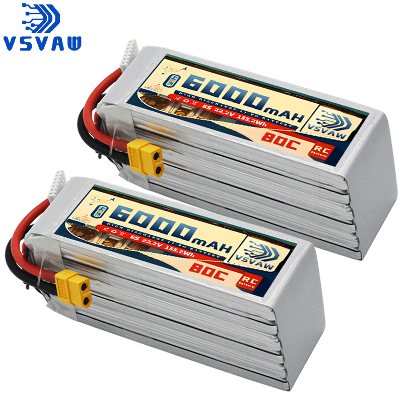 Akumulator VSVAW 6S Lipo 6000m – 6S Lipo Battery 22.2V 5000Mah recenzja i cena