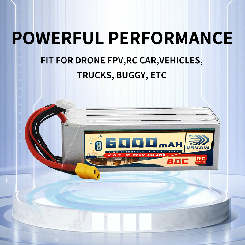 Akumulator VSVAW 6S Lipo 6000m – 6S Lipo Battery 22.2V 5000Mah recenzja i cena